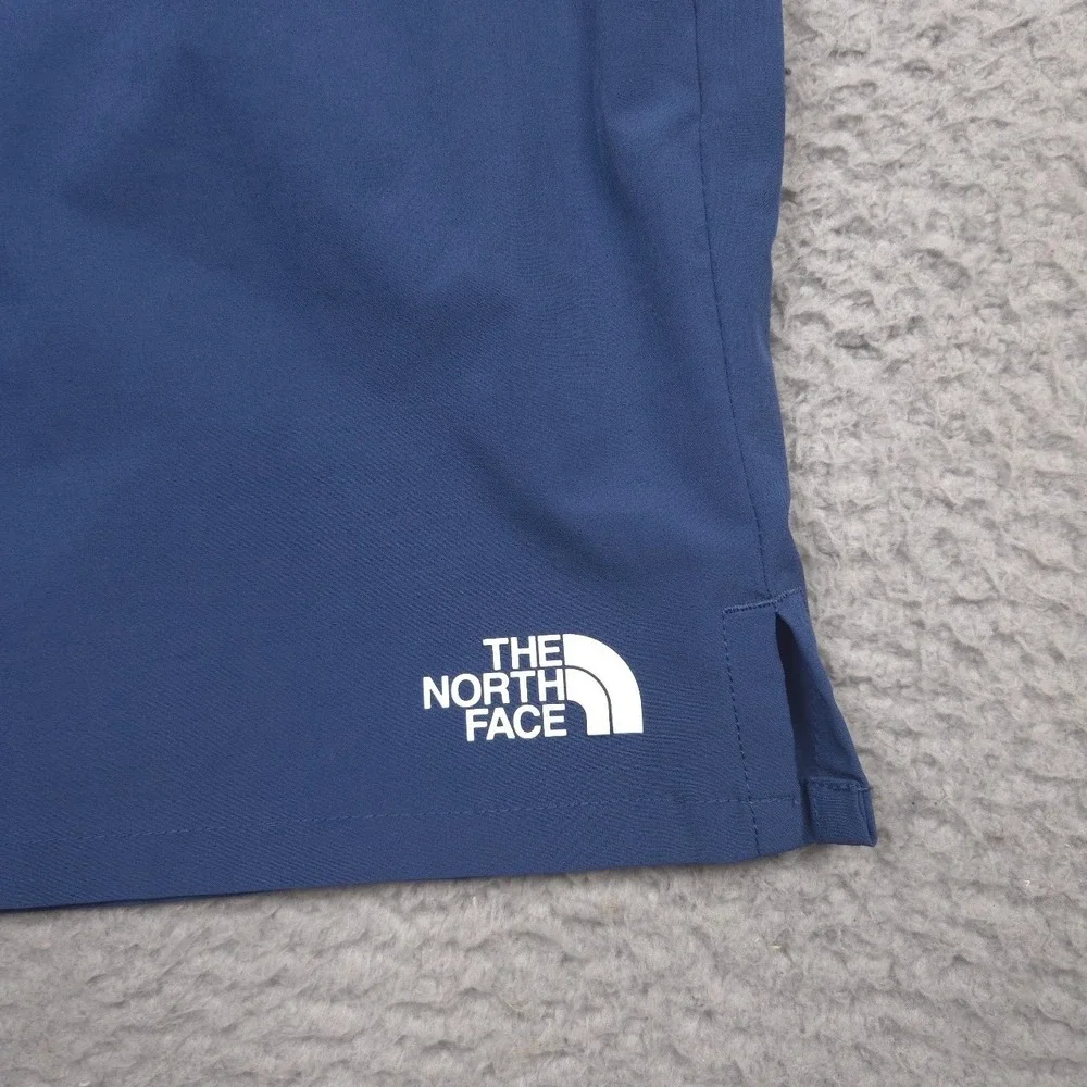 The North Face Wander Shorts Men XXL Blue FlashDry Zip Pocket Stretch 7.5in